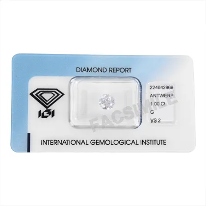 Picture Certified diamond - 0.61 carat