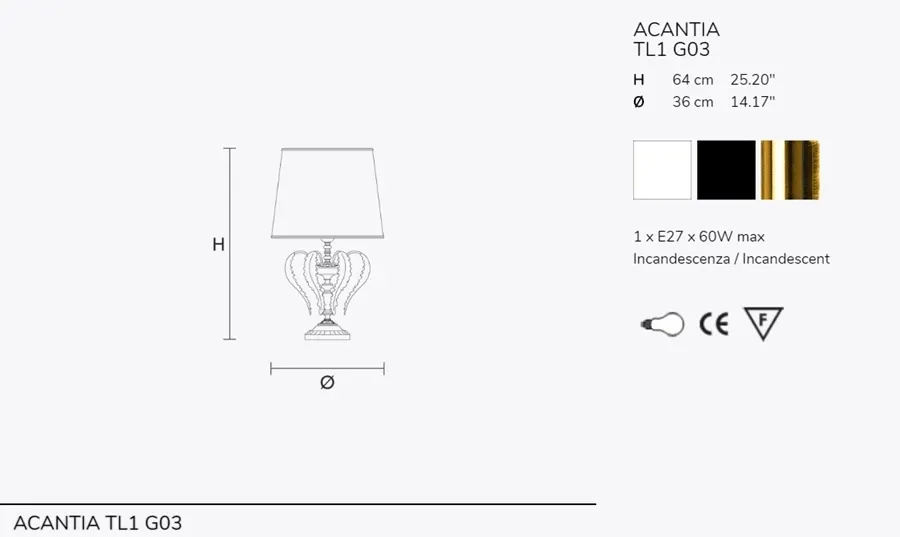 obrazek 3 Złota lampa z Włoch do gabinetu i salonu