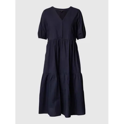 Zdjęcie Sukienka midi z dekoltem w serek