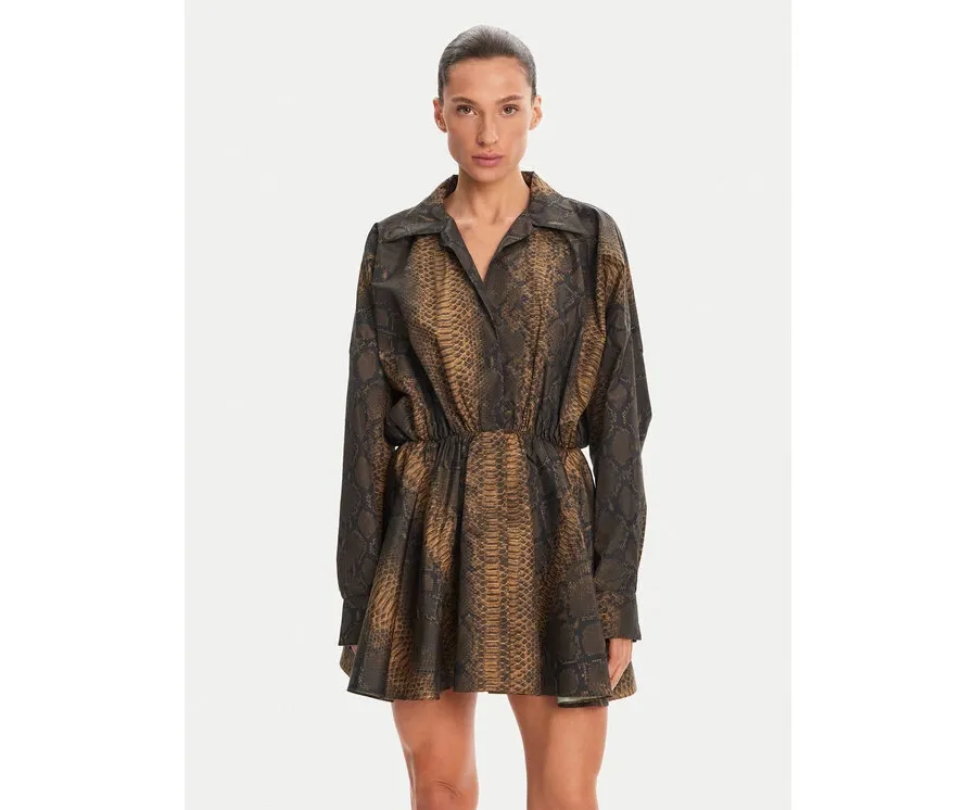 obrazek 1 NORMA KAMALI Sukienka codzienna ST4243PHA71302 Brązowy Relaxed Fit