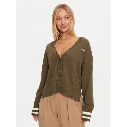 Zdjęcie Guess Jeans Kardigan W4BR81 Z3HM1 Khaki Regular Fit