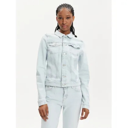 Zdjęcie Tommy Jeans Kurtka jeansowa Vivianne DW0DW17659 Błękitny Slim Fit