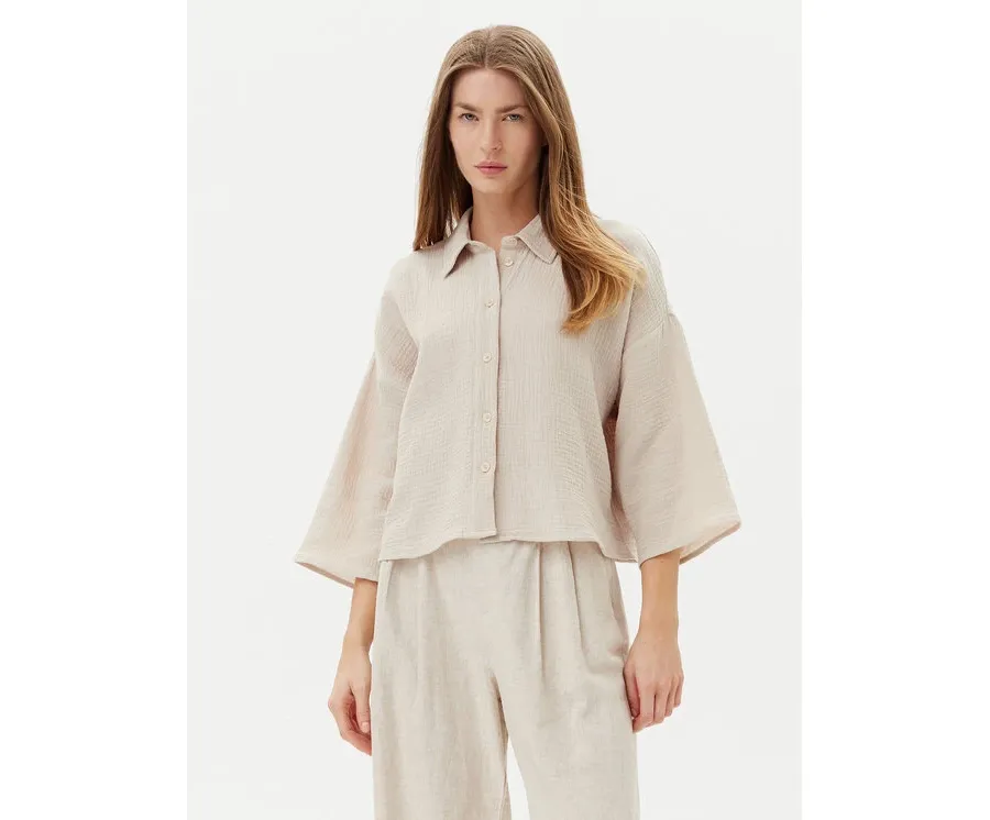 obrazek 1 Vero Moda Koszula Natali 10279685 Beżowy Standard Fit