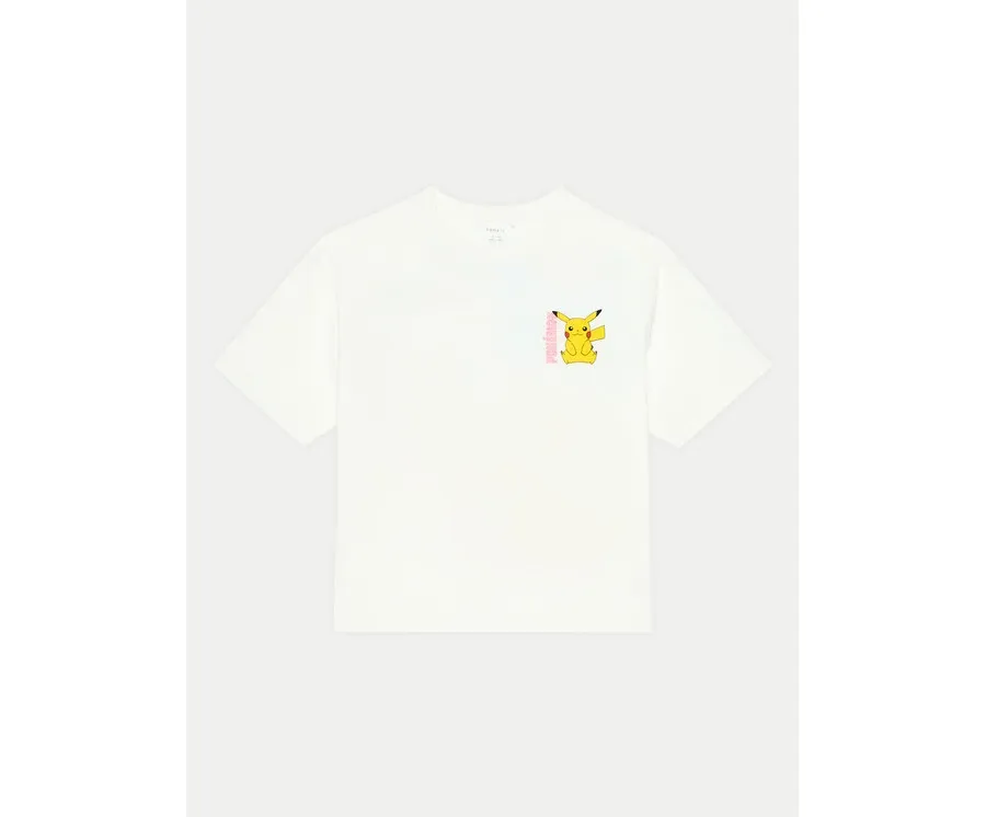 obrazek 1 NAME IT T-Shirt 13238555 Biały Relaxed Fit