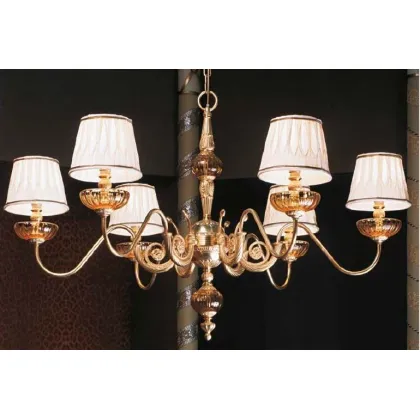 Zdjęcie Wyjątkowy żyrandol ze stożkowymi kloszami w stylu klasycznym - Il Paralume Marina