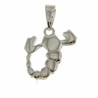 Zdjęcie Zawieszka znak zodiaku Skorpion z białego złota