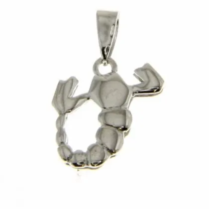 Zdjęcie Zawieszka znak zodiaku Skorpion z białego złota