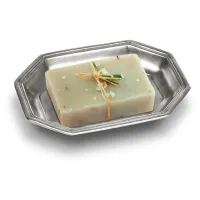 Picture Italian soap dish made of pewter