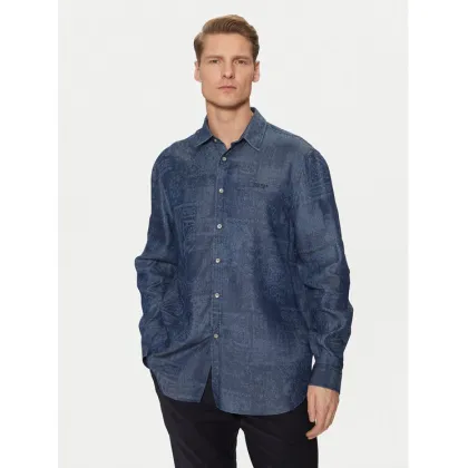 Zdjęcie Guess Koszula M5RH22 WFKE0 Granatowy Regular Fit