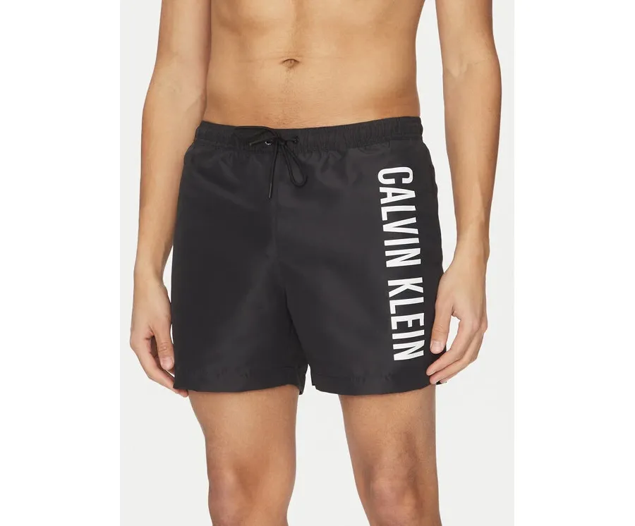 obrazek 1 Calvin Klein Swimwear Szorty kąpielowe KM0KM01092 Czarny Regular Fit