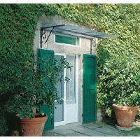 Zdjęcie Stylowe przedłużenie płaskiego daszka nad drzwi Daphne 201×120 cm