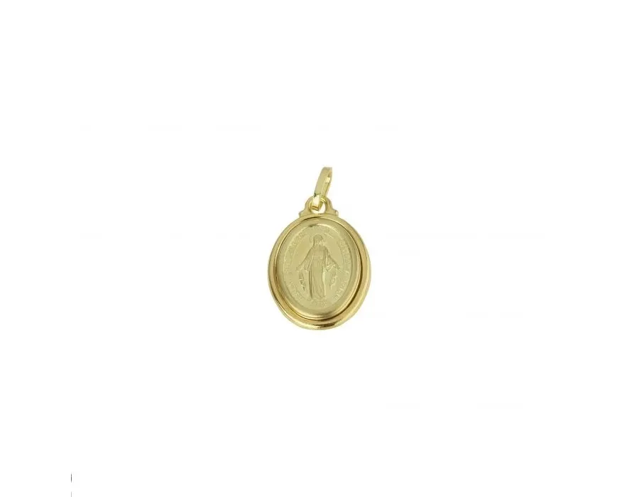 obrazek 1 Piękny medalik Maryjny z włoch 18x15mm
