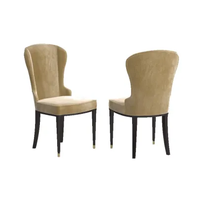 Zdjęcie Luksusowe tapicerowane krzesło do jadalni - Living Comfort Italia