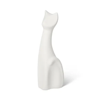 Picture Italian ceramic figurine in the shape of a cat