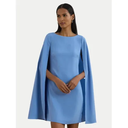 Zdjęcie LAUREN RALPH LAUREN Sukienka koktajlowa 253855210033 Niebieski Slim Fit