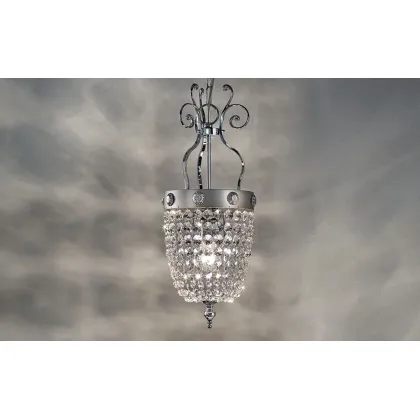Zdjęcie Ekskluzywny żyrandol do salonu z kryształami - Masiero
