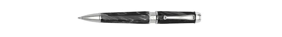 obrazek 1 Emblema Długopis Srebro/Czarnoszary celluloid Montegrappa