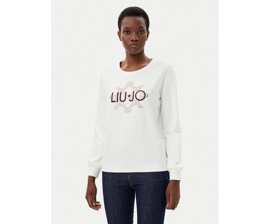 obrazek 1 Liu Jo Sport Bluza TF4212 FS576 Biały Regular Fit