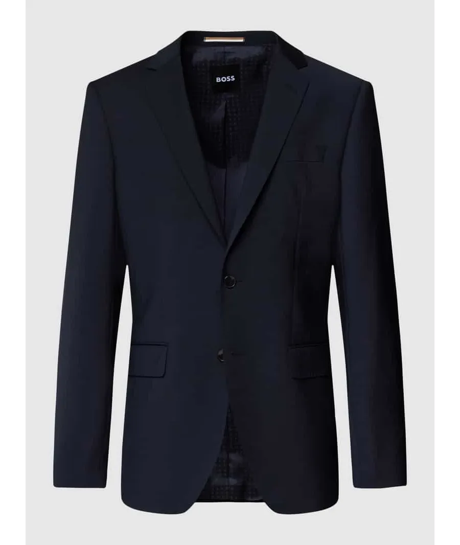 obrazek 1 Marynarka o kroju slim fit z kieszenią na piersi model 'Huge'
