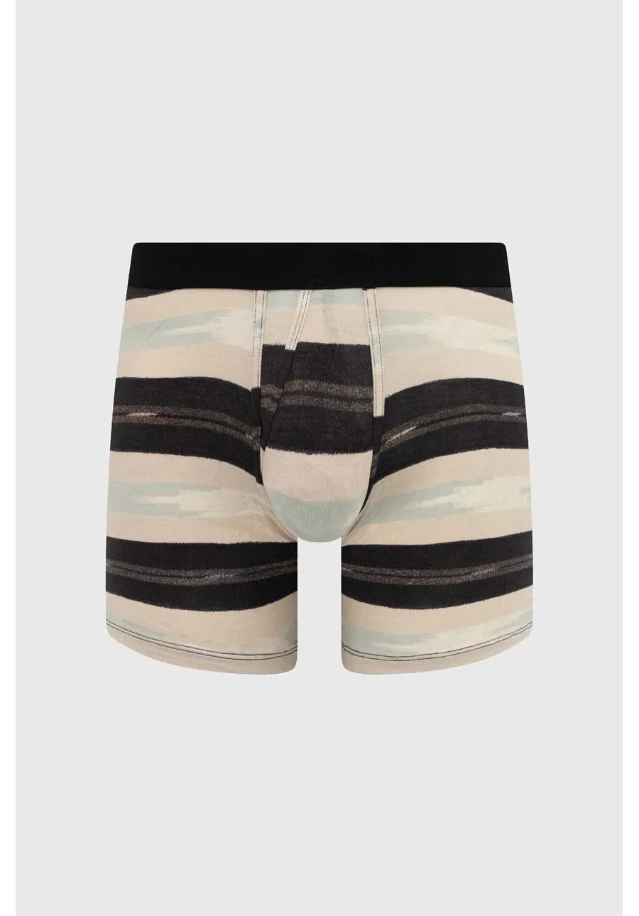 obrazek 1 Stance bokserki Trail Bound Boxer Brief męskie kolor beżowy M801A24TRA
