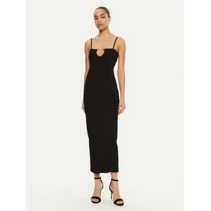 Zdjęcie JACQUEMUS Sukienka dzianinowa 24E241KN449 Czarny Regular Fit