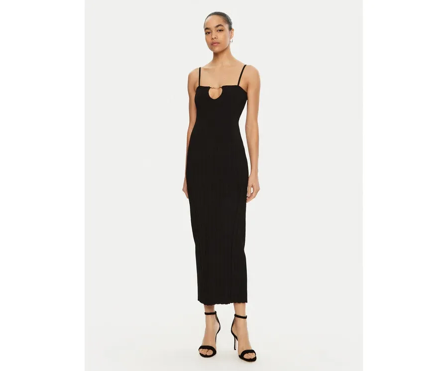 obrazek 1 JACQUEMUS Sukienka dzianinowa 24E241KN449 Czarny Regular Fit