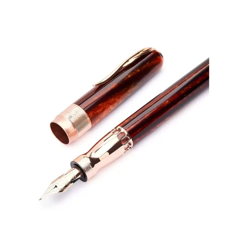 obrazek 1 Wyjątkowe pióro wieczne Arco Oak Rose-Gold Broad
