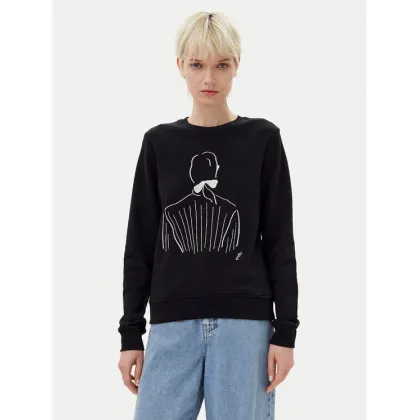 Zdjęcie KARL LAGERFELD Bluza A2W20056 Czarny Regular Fit