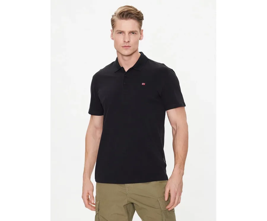 obrazek 1 Napapijri Polo Ealis NP0A4H8B Czarny Regular Fit
