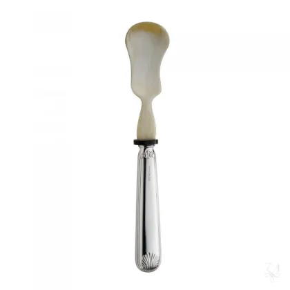 Zdjęcie Pięknie zdobiona srebrna łyżka do kawioru - Zaramella Argenti