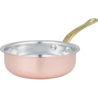 Picture Paiolo copper pot with handle ø 16 cm - Cu Artigiana