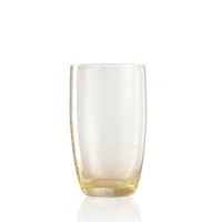 Picture A spectacular whiskey glass decorated with gold Murano glass