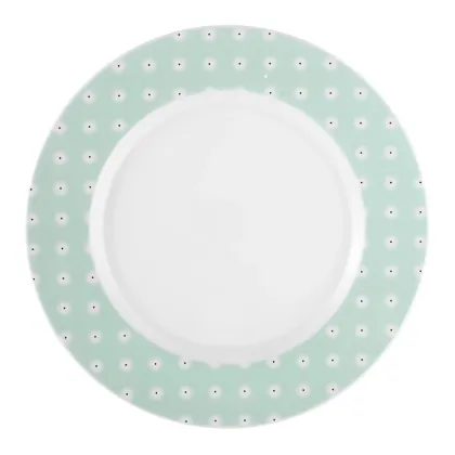 Zdjęcie Porcelanowy okrągły talerz śniadaniowy 24 cm zdobiony oryginalnym motywem - Seltmann Weiden
