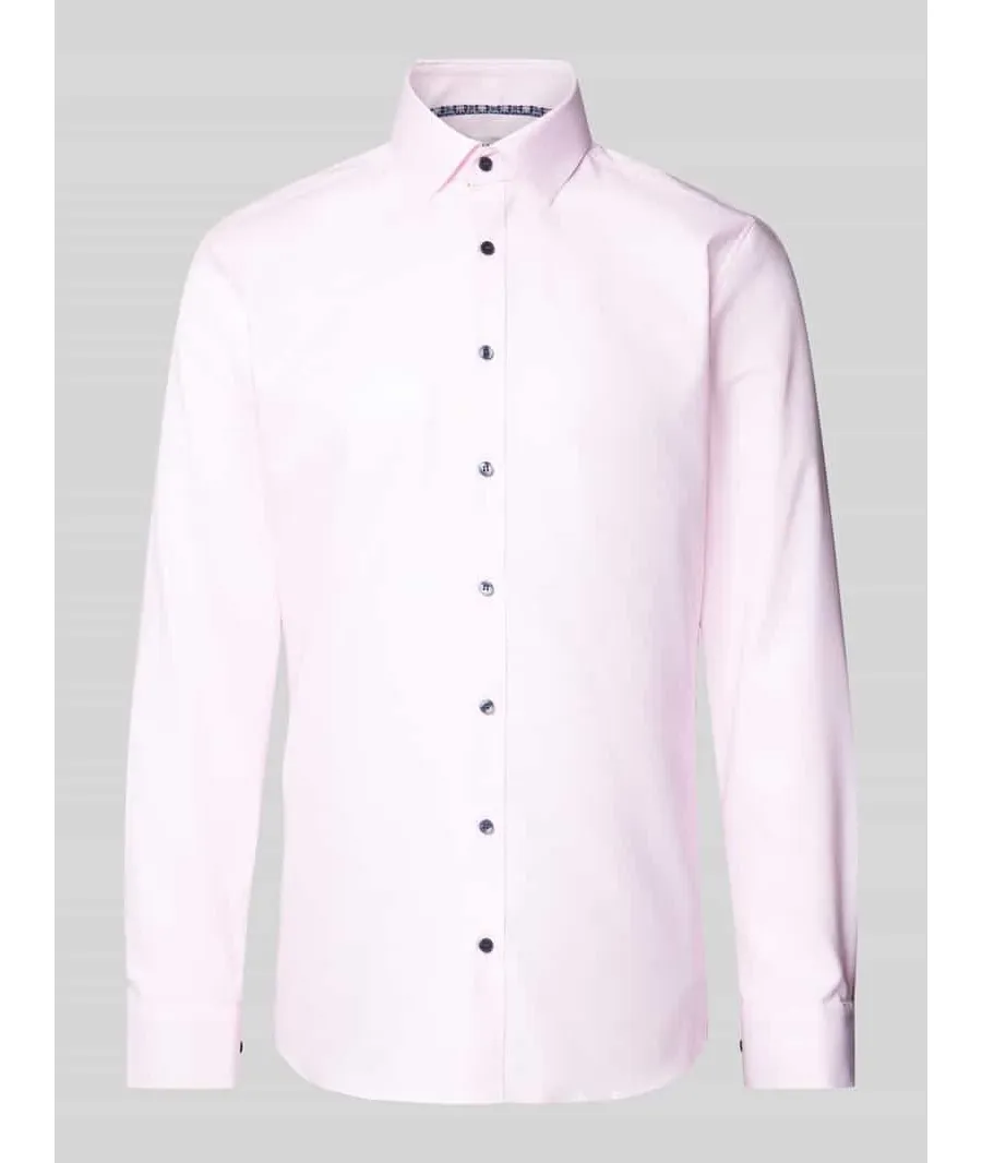 obrazek 1 Koszula biznesowa o kroju slim fit z listwą guzikową