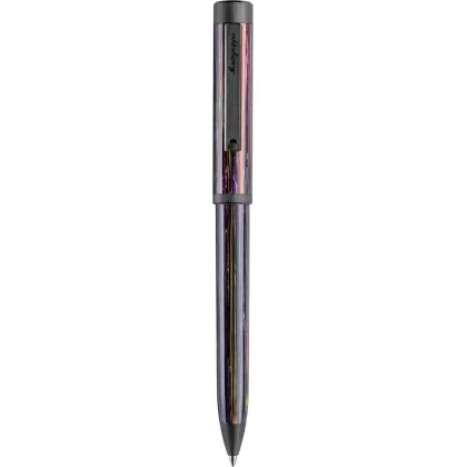 Picture Italian Zero Zodiac Aquarius pen in resin and stainless steel