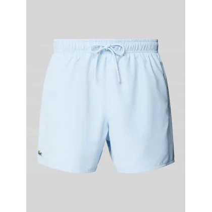 Zdjęcie Lacoste Szorty kąpielowe MH6270 Błękitny Regular Fit