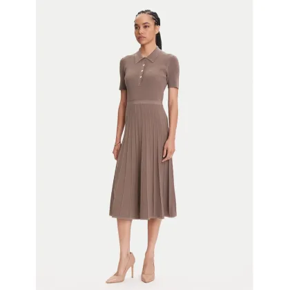 Zdjęcie MICHAEL Michael Kors Sukienka dzianinowa MT5834F33D Beżowy Regular Fit