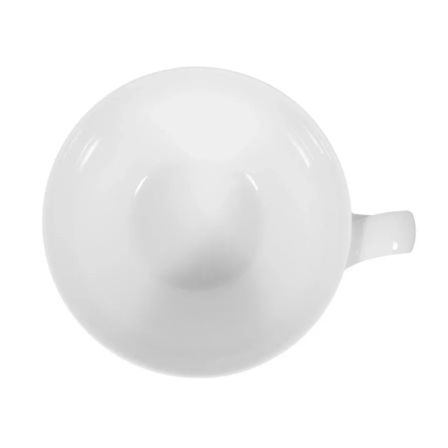 obrazek 3 Biała porcelanowa filiżanka do herbaty o nowoczesnym kształcie – Tettau
