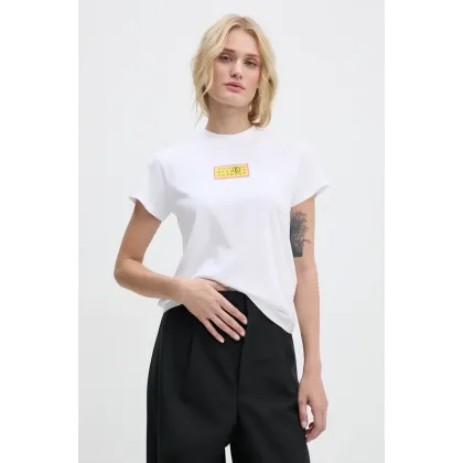 Zdjęcie MM6 Maison Margiela t-shirt bawełniany damski kolor biały S62GD0189.S23588