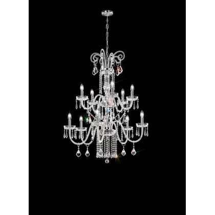 Zdjęcie Duży ozdobny żyrandol do stylowych wnętrz