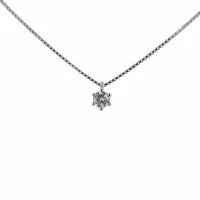 Zdjęcie Mały włoski naszyjnik Punto Luce z diamentem
