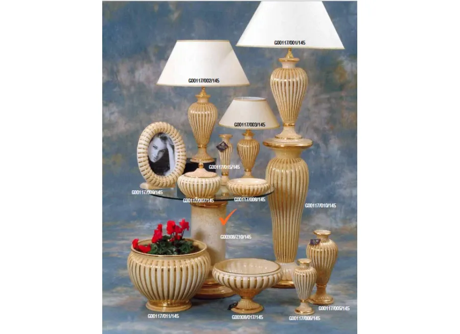 obrazek 1 Luksusowy ceramiczny stolik z okrągłym blatem