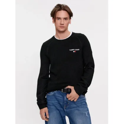 Zdjęcie Tommy Jeans Sweter DM0DM17756 Czarny Regular Fit
