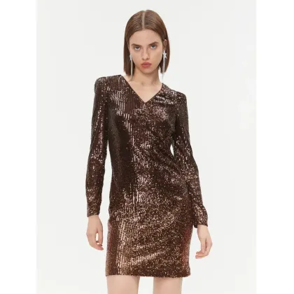 Zdjęcie DKNY Sukienka codzienna DD3HZ942 Brązowy Regular Fit