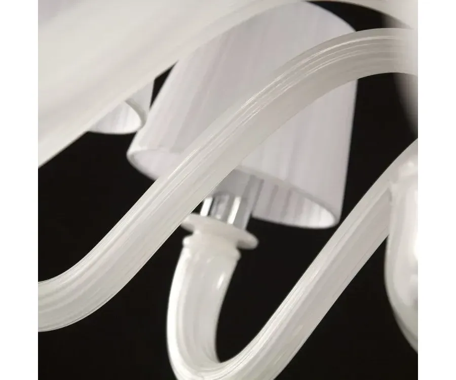obrazek 8 Piękna lampa sufitowa wykonana z ręcznie robionego szkła murano - prosto z Włoch