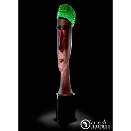 Zdjęcie Głowa Modiglianiego ze szkła Murano