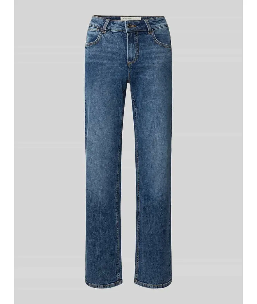 obrazek 1 Jeansy o kroju straight fit z bawełny