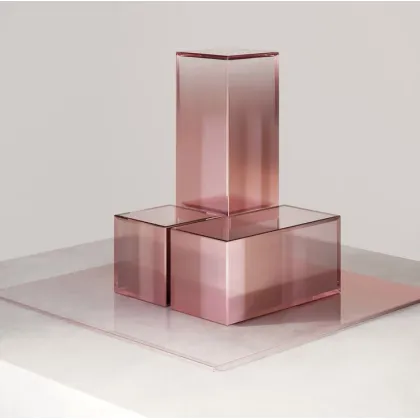 Zdjęcie Oryginalna dekoracja do domu - 3 szklane pudełka Dazzle