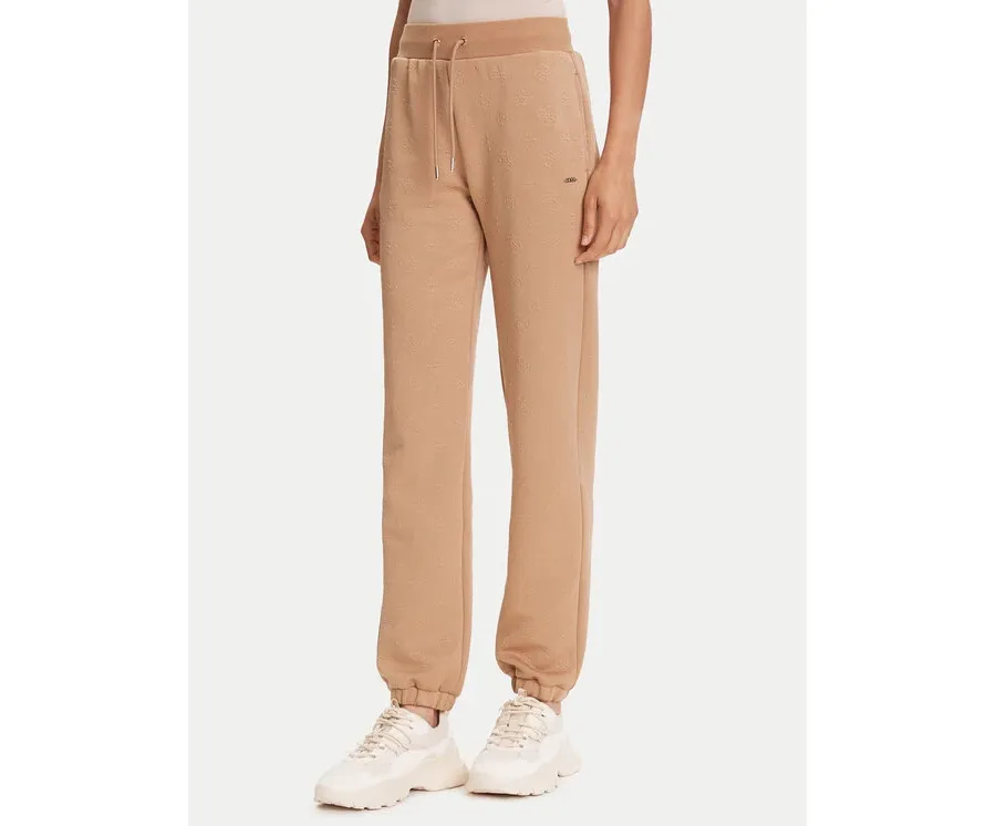 obrazek 1 Guess Spodnie dresowe V5YB06 KBSL2 Beżowy Regular Fit