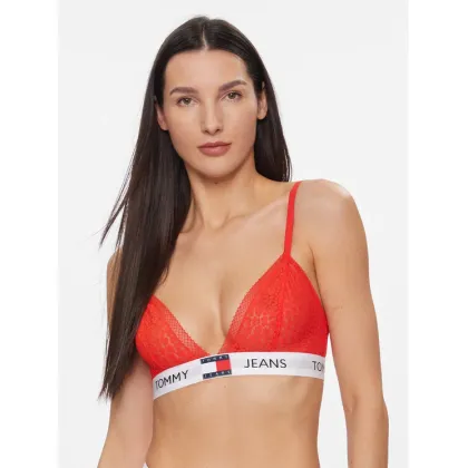 Zdjęcie Tommy Jeans Biustonosz braletka UW0UW05156 Czerwony